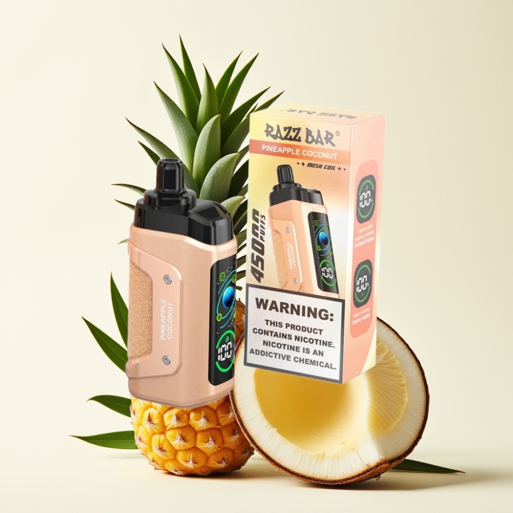 Razz Bar 45000 Puffs Desechable Vape Piña Coco y Ajustable Airflow