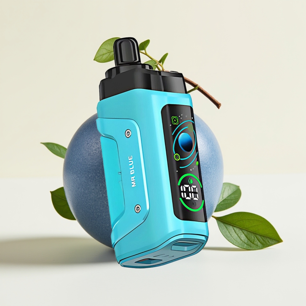Razz Bar 45000 Puffs Desechable Vape Sr. Azul con Batería Recargable