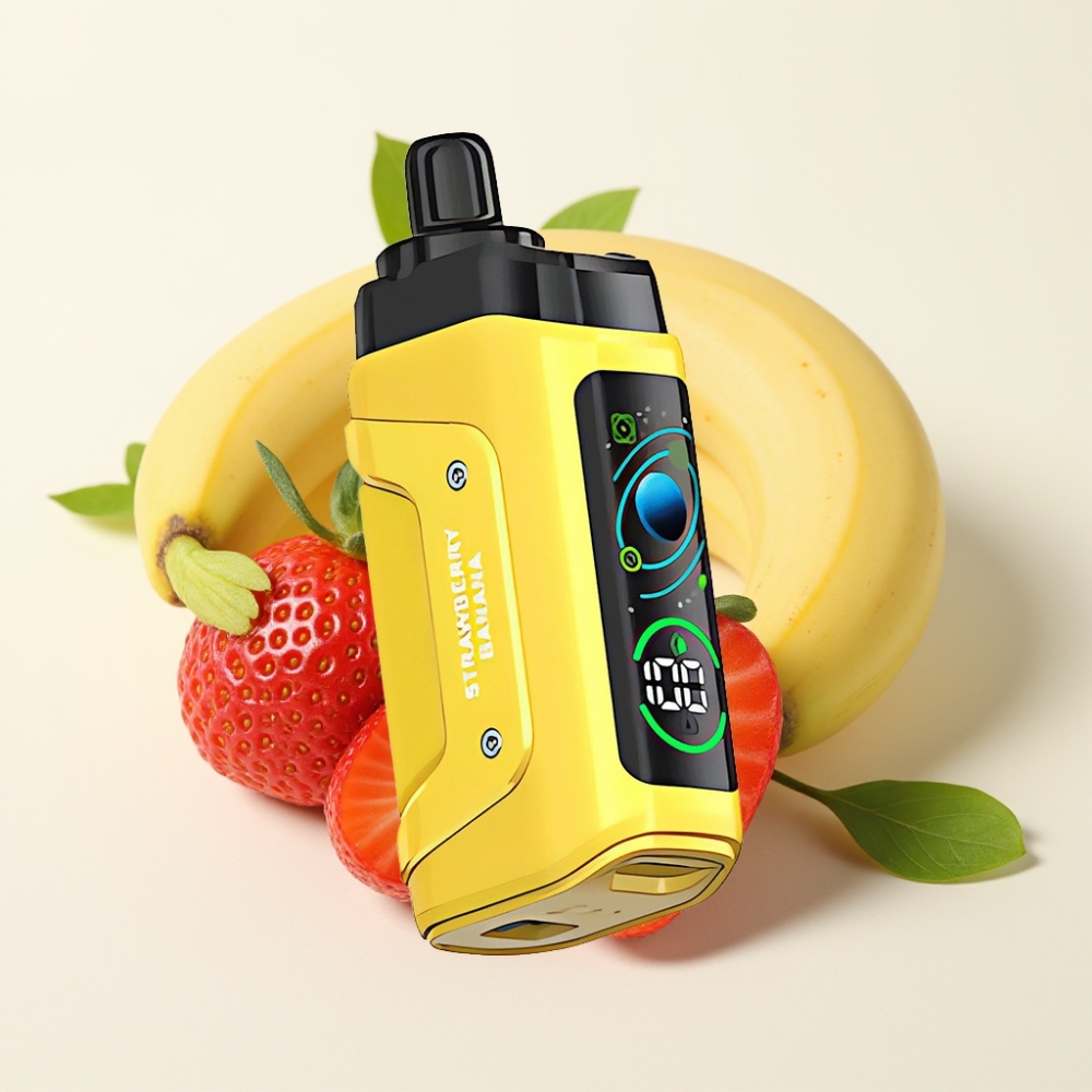 Razz Bar 45000 Puffs Fresa Plátano Vape Desechable con Batería 650mAh