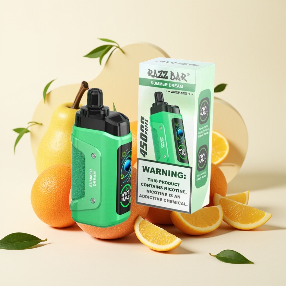 Razz Bar 45000 Puffs Vape Desechable Sueño de Verano con Batería 650 mAh