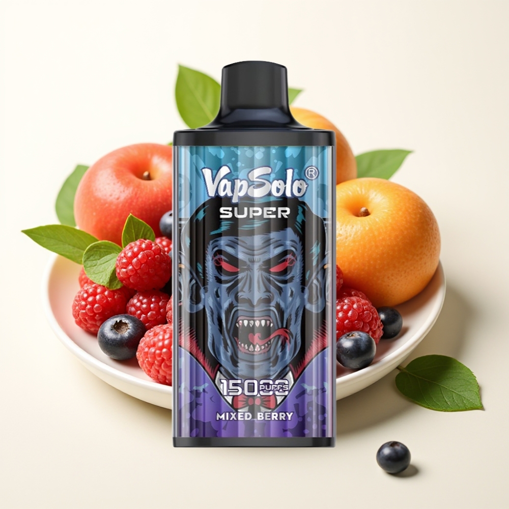 Vapsolo Super 15000 Puffs Bayas Mixtas Disposable Vape 40ml 850mAh