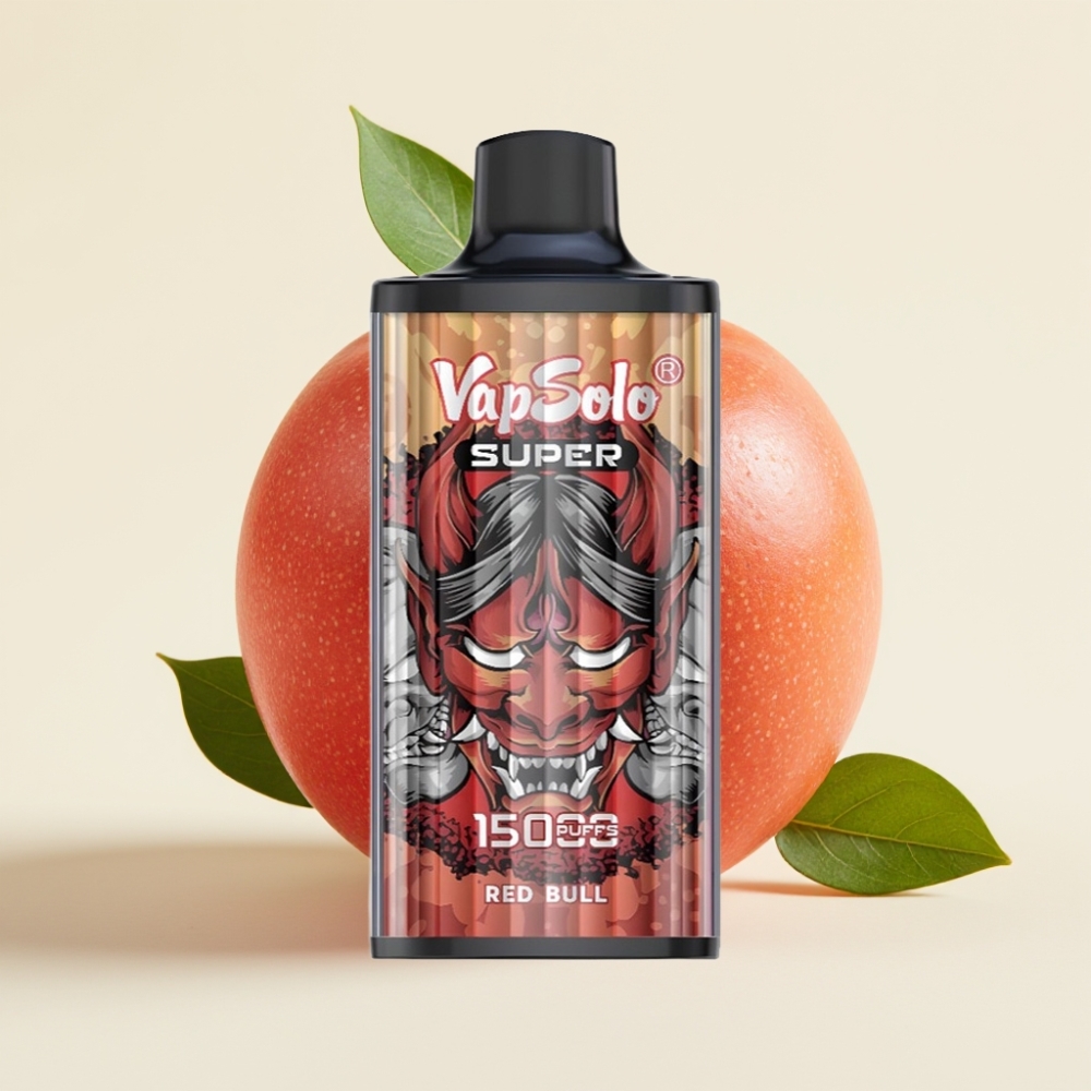 Vapsolo Super 15000 Puffs Desechable Vape Toro Rojo y 40ml