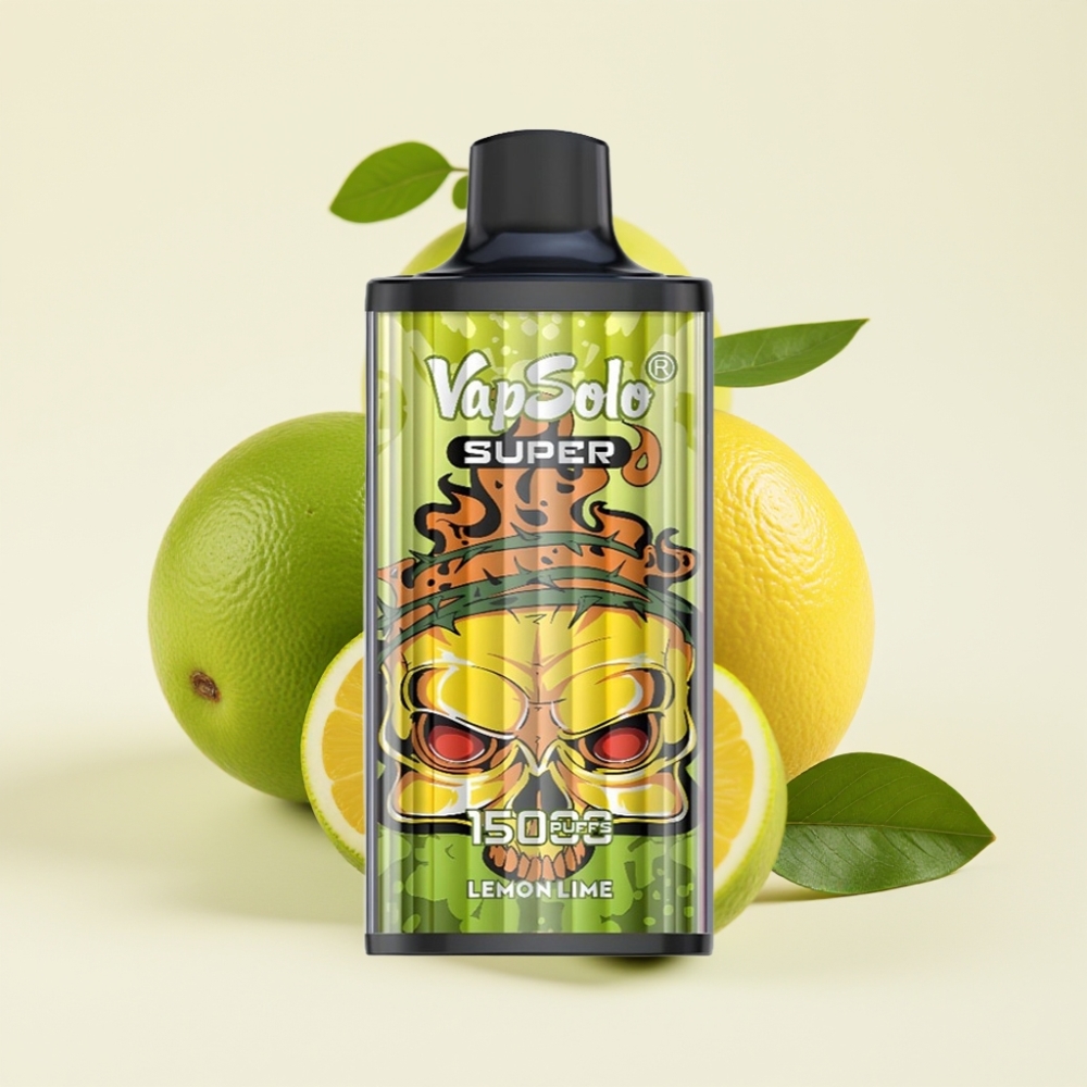 Vapsolo Super 15000 Puffs Lima Limón 40ml 50mg/ml