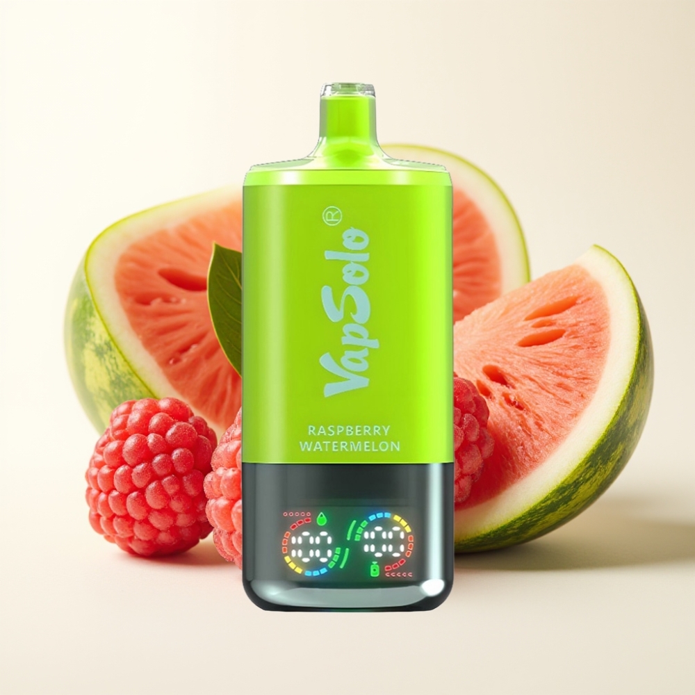 VapSolo Triple 30000 Puffs Frambuesa Sandía 40ml Tipo-C