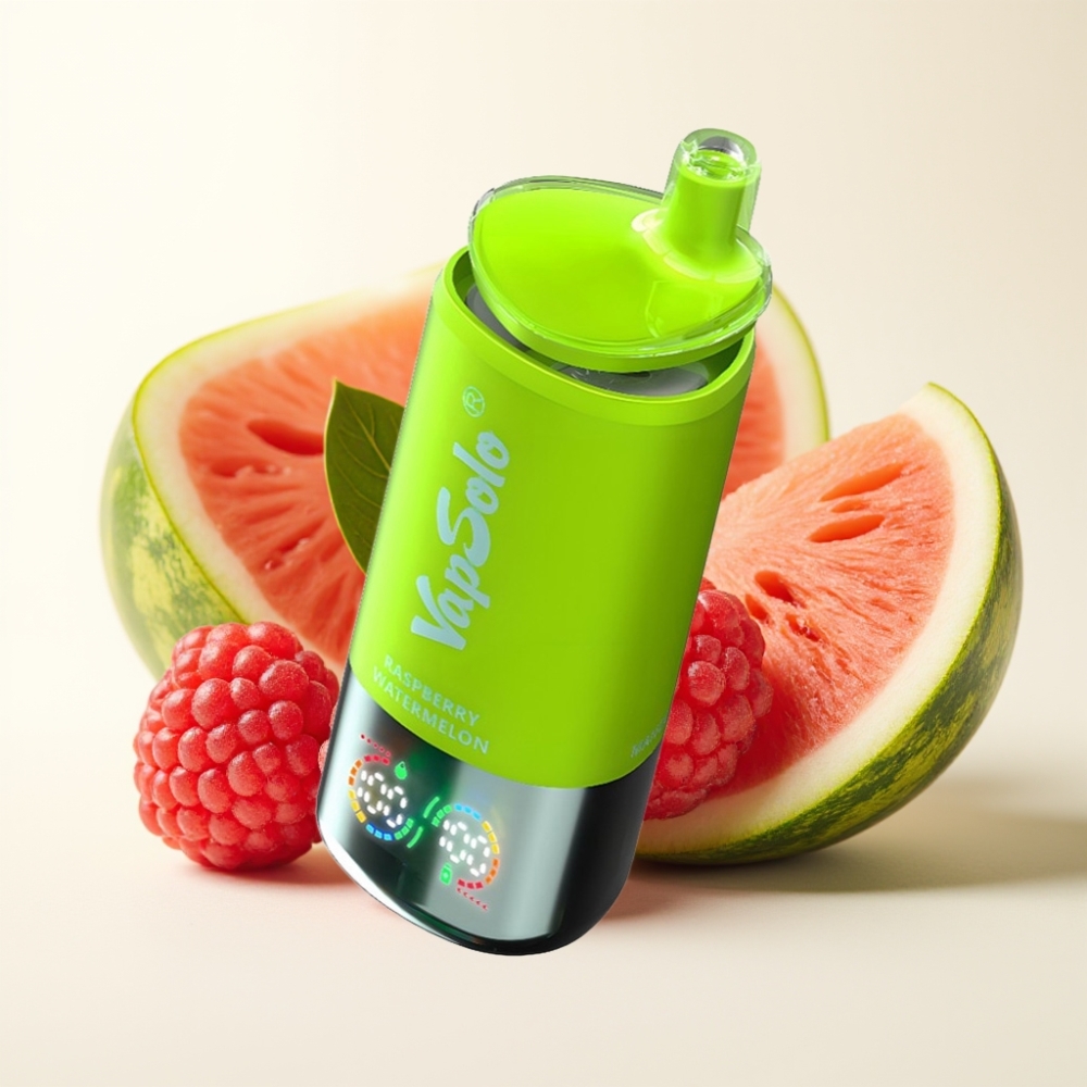 VapSolo Triple 30000 Puffs Frambuesa Sandía 40ml Tipo-C