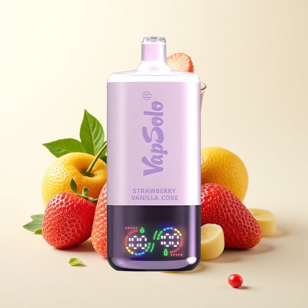 VapSolo Triple 30000 Puffs Fresa Vainilla Coca Desechable 40ml