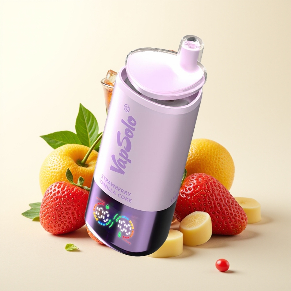 VapSolo Triple 30000 Puffs Fresa Vainilla Coca Desechable 40ml