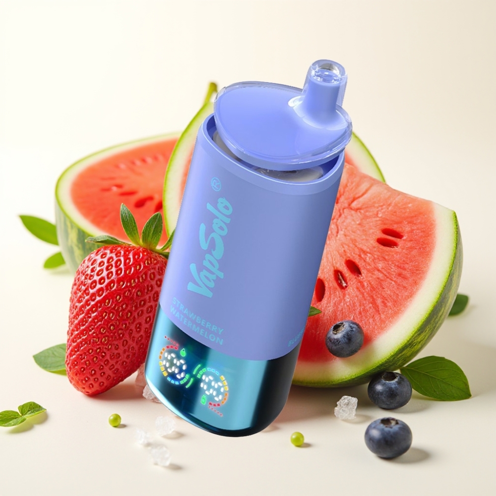 Vapsolo Triple 30000 Puffs Fresa Sandía & Arándano Azul Hielo 40ml Tipo-C