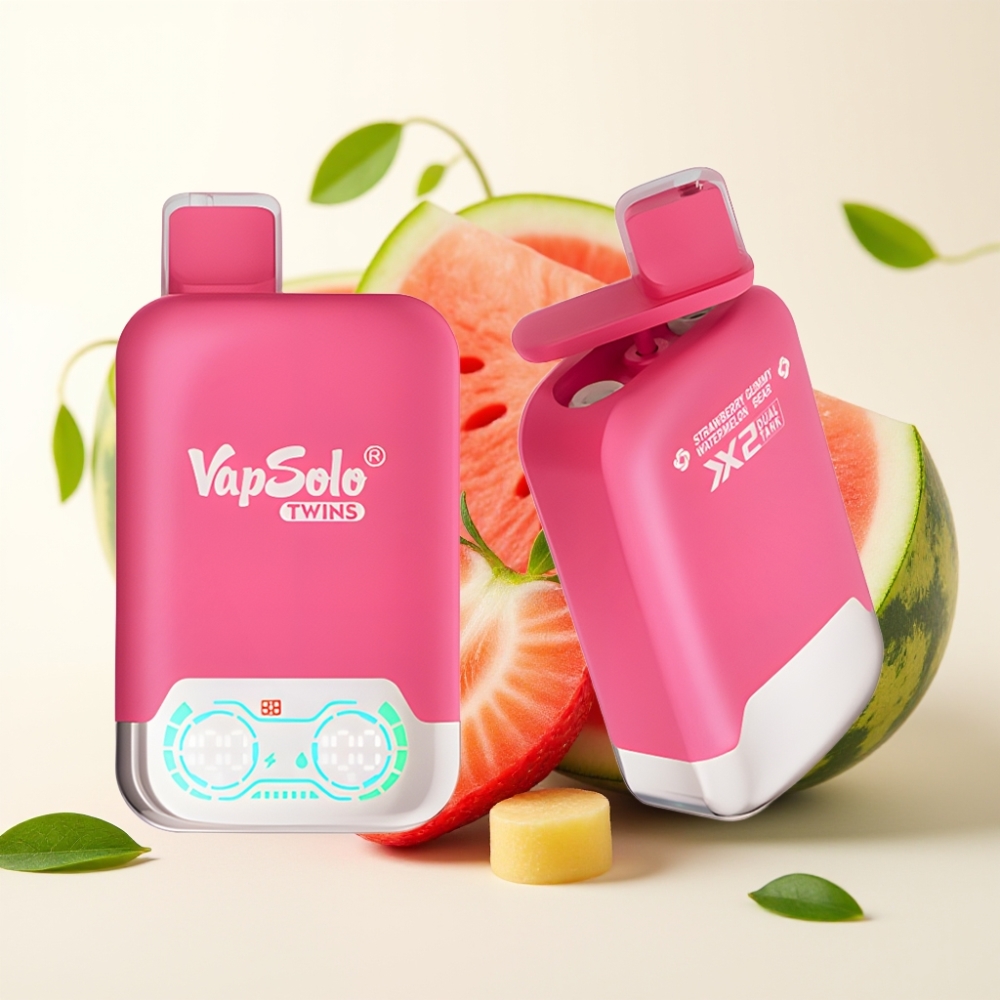 Vapsolo Twins 20000 Puffs Fresa Sandía & Osito de Gominola 40ml