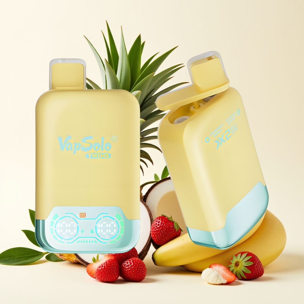 Vapsolo Twins 20000 Puffs Piña Coco & Fresa Banana 40ml 50mg/ml