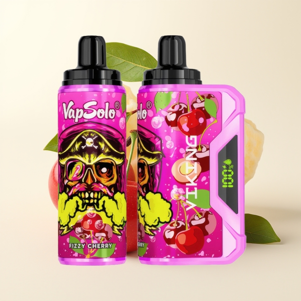 VapSolo VIKING 12000 Puffs Cereza Efervescente 22ml