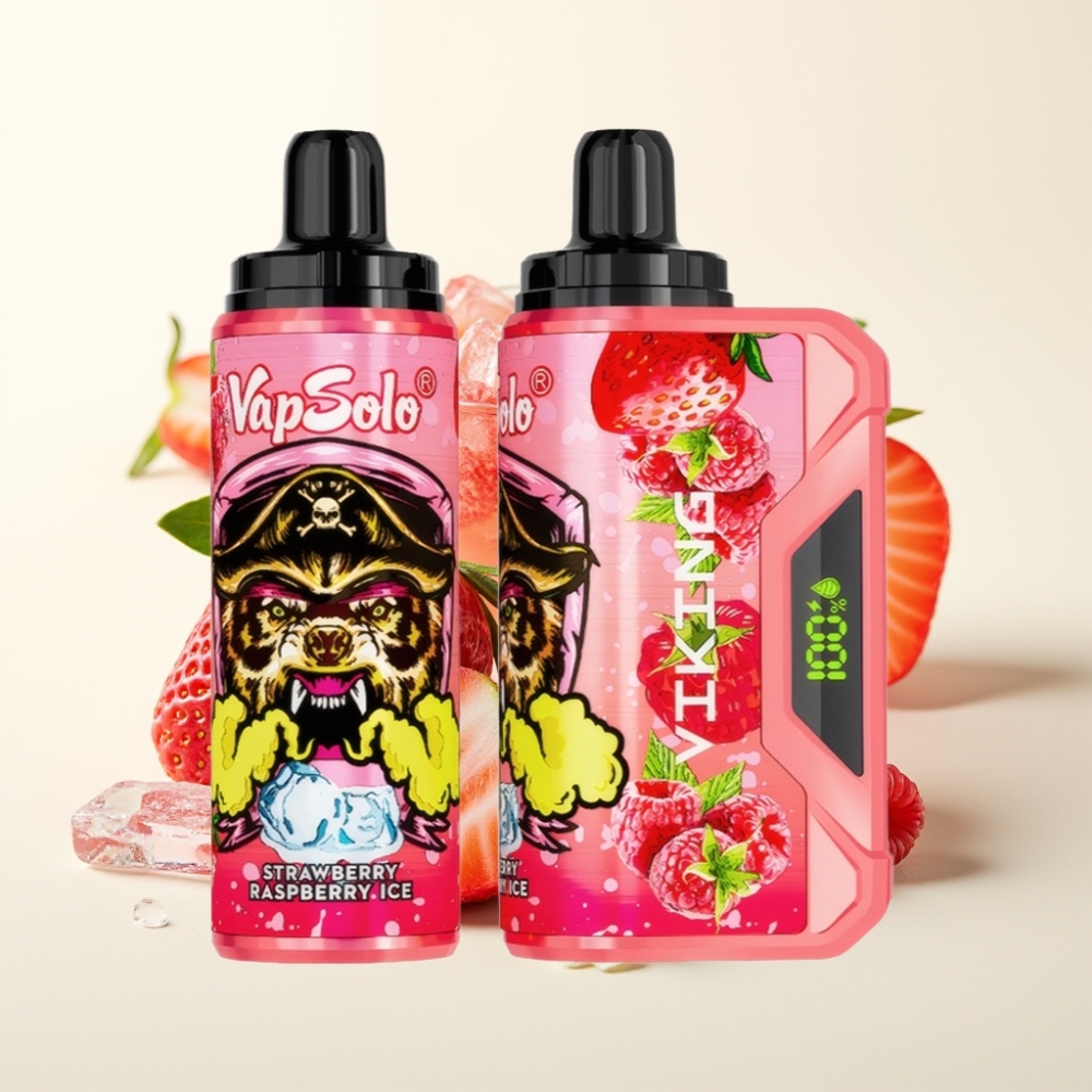 VapSolo VIKING 12000 Puffs Fresa Frambuesa Hielo 22ml
