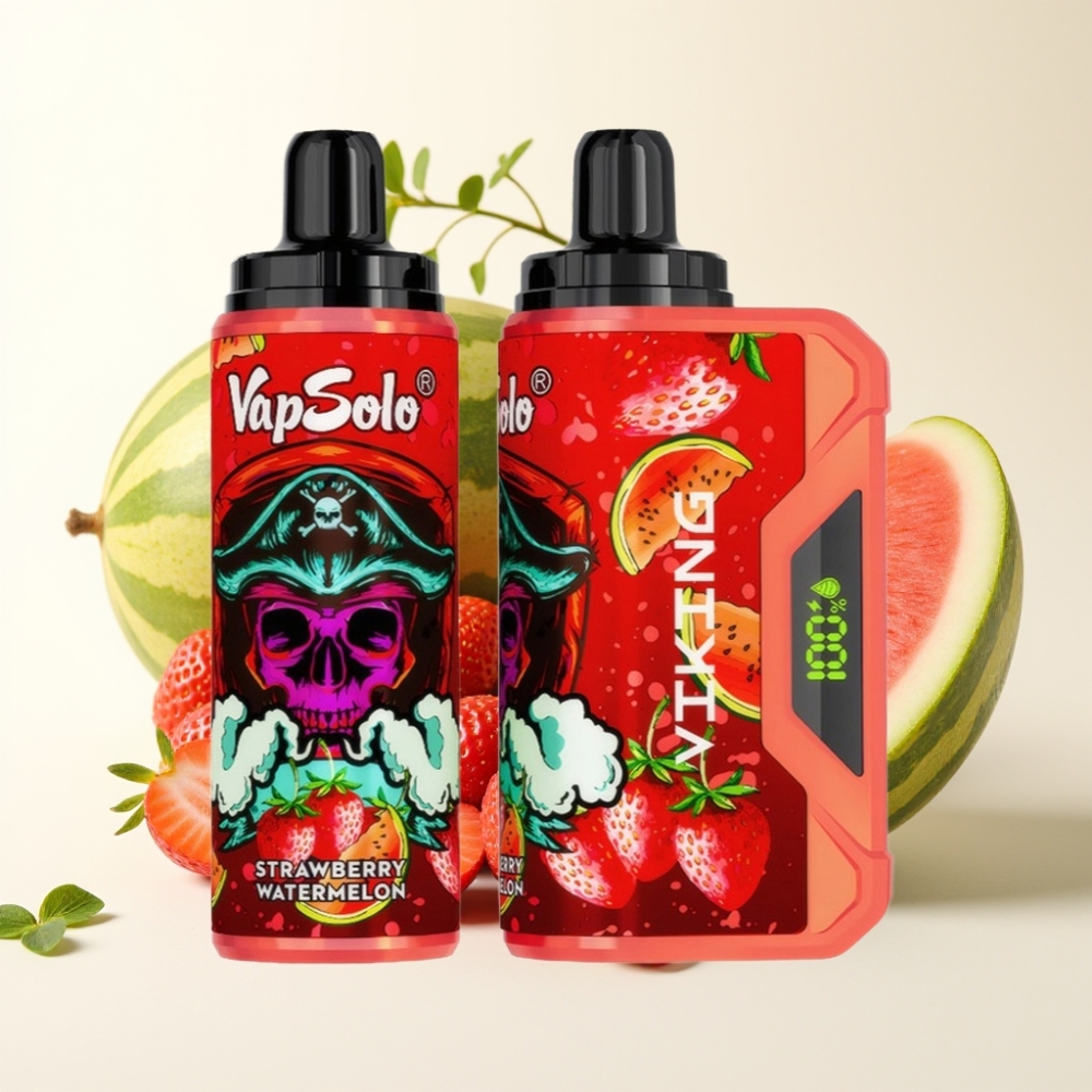 VapSolo VIKING 12000 Puffs Fresa Sandía 22ml