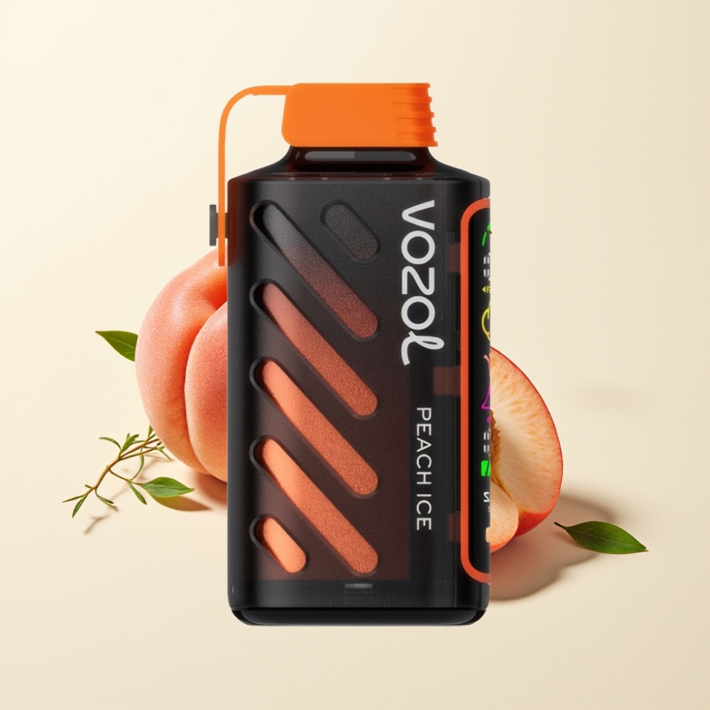 VOZOL Gear Power 20000 Puffs S.i.L.C. Tech Dual Mesh Coil Melocotón Hielo