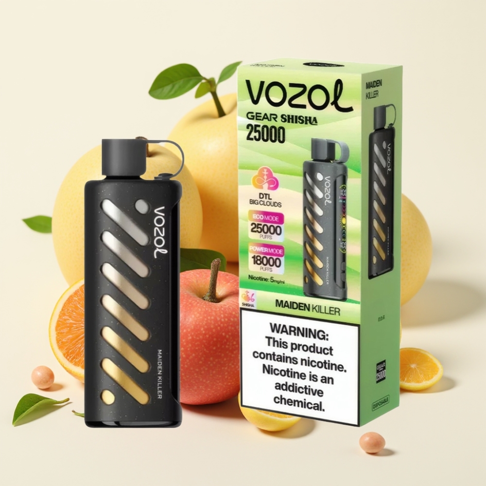 VOZOL Gear Shisha 25000 Puffs Asesino de Doncellas Dual Mesh 5mg/ml