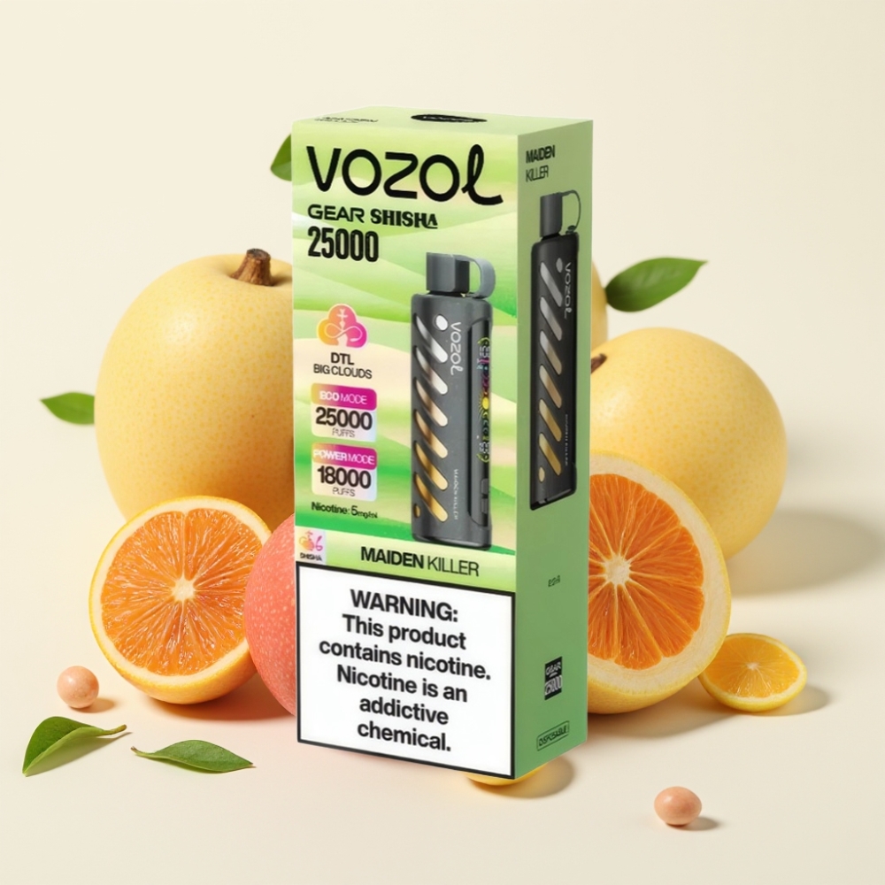 VOZOL Gear Shisha 25000 Puffs Asesino de Doncellas Dual Mesh 5mg/ml