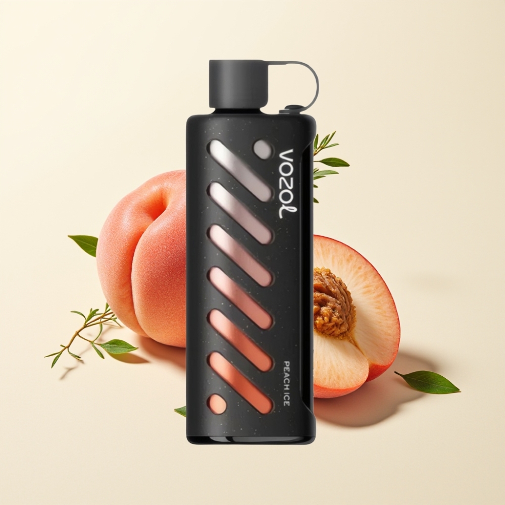 VOZOL Gear Shisha 25000 Puffs Durazno Hielo Dual Mesh 1000mAh