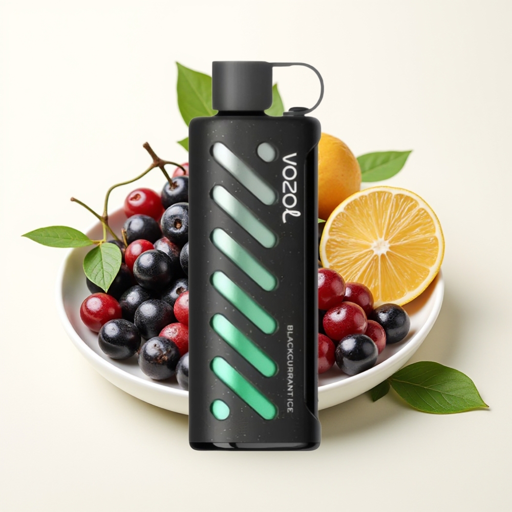 VOZOL Gear Shisha 25000 Puffs Grosella Negra Hielo Dual Mesh 1000mAh