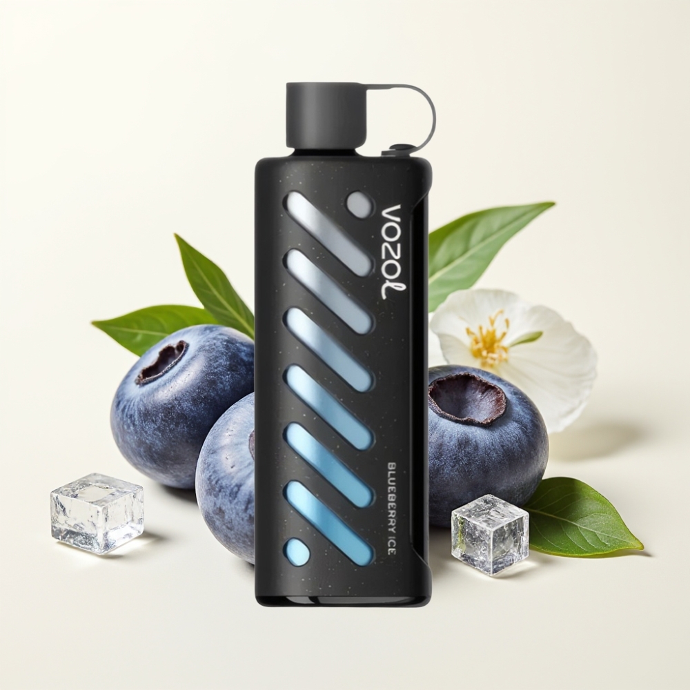 VOZOL Gear Shisha 25000 Puffs Helado de Arándano Dual Mesh S.i.L.C Tech