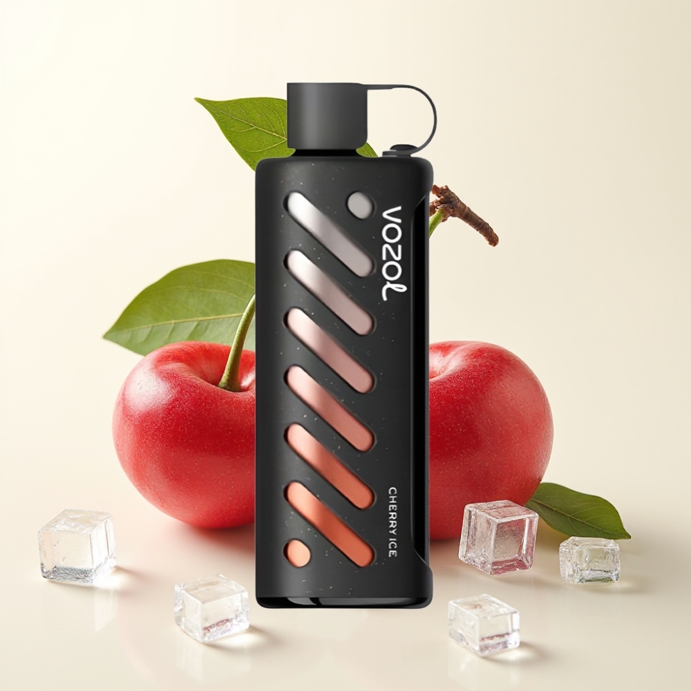 VOZOL Gear Shisha 25000 Puffs Vape Hielo Cereza Dual Mesh 1000mAh