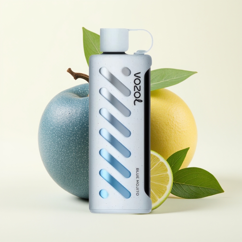VOZOL Gear Shisha 25000 Puffs Vape Mojito Azul con 30 Sabores y S.i.L.C Tech