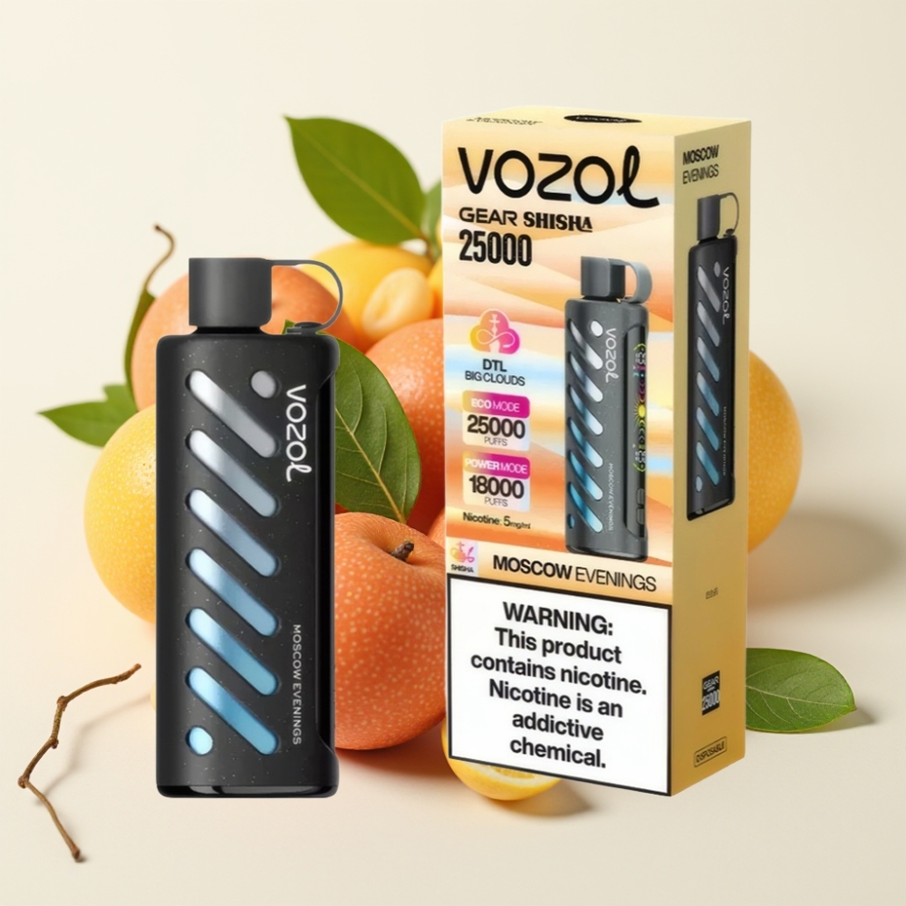 VOZOL Gear Shisha 25000 Puffs Vape Noches de Moscú Dual Mesh