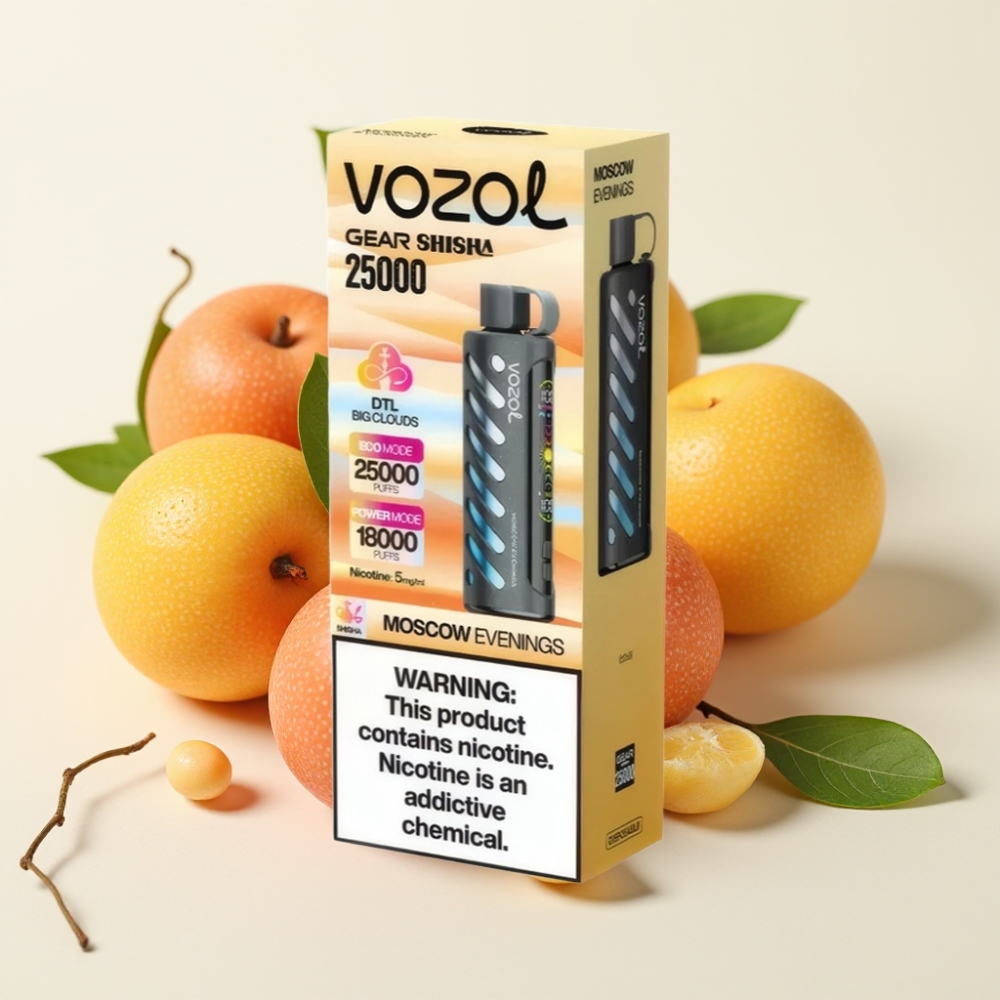 VOZOL Gear Shisha 25000 Puffs Vape Noches de Moscú Dual Mesh
