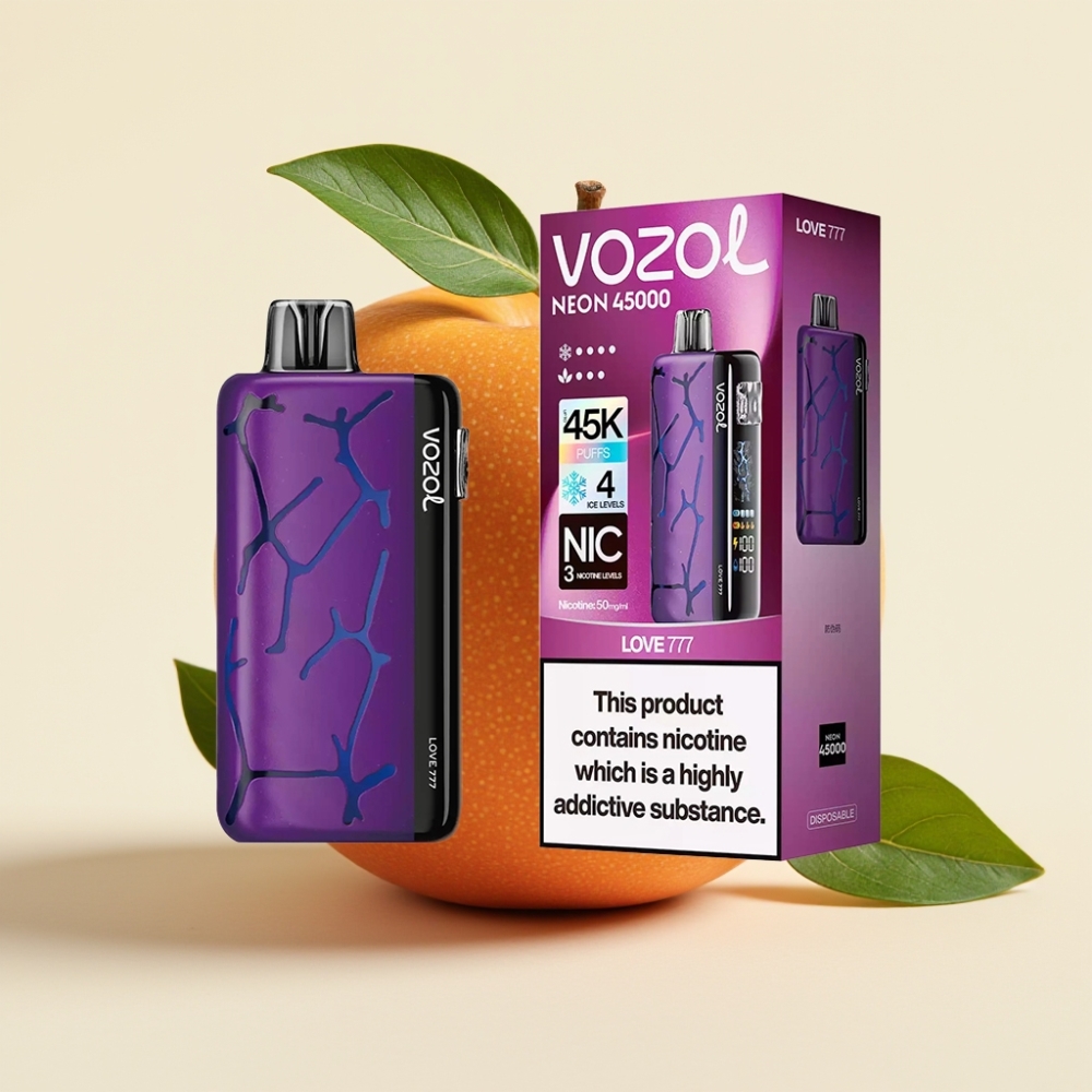 Vozol Neon 45K 45000 Puffs Vape Desechable Amor 777 con Batería 800mAh
