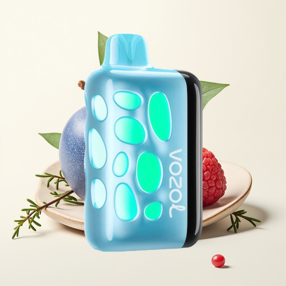 VOZOL RAVE 40000 Vape Desechable Frambuesa Azul Hielo con Carga Rápida 80%