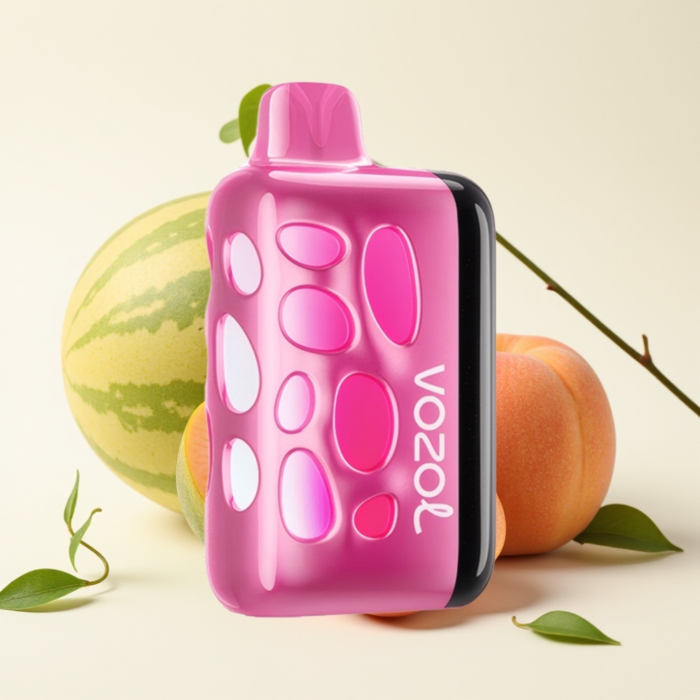 VOZOL RAVE 40000 Vape Desechable Fresa Sandía Melocotón con Carga Rápida