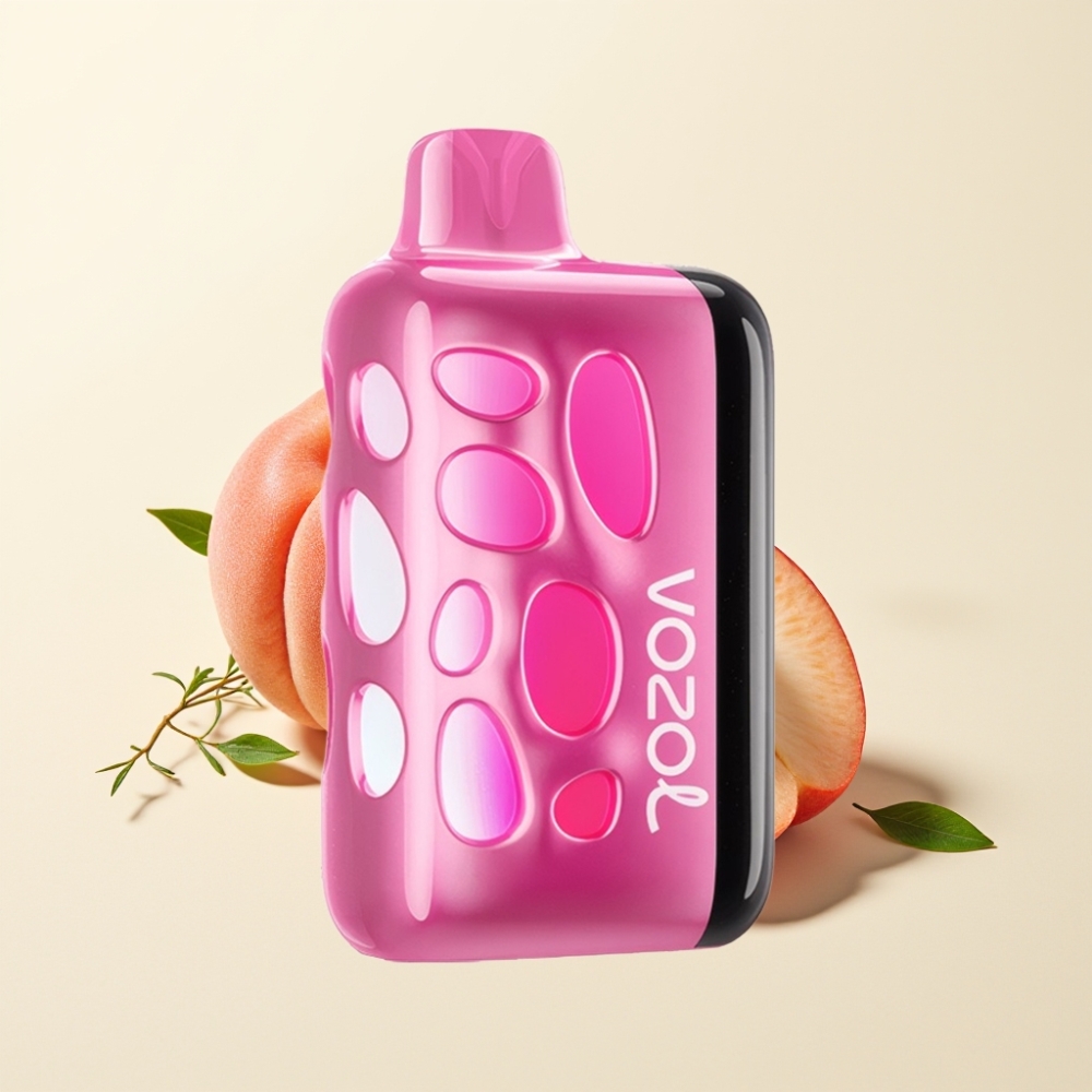 VOZOL RAVE 40000 Vape Desechable Melocotón Helado con 80% Carga en 20 Min