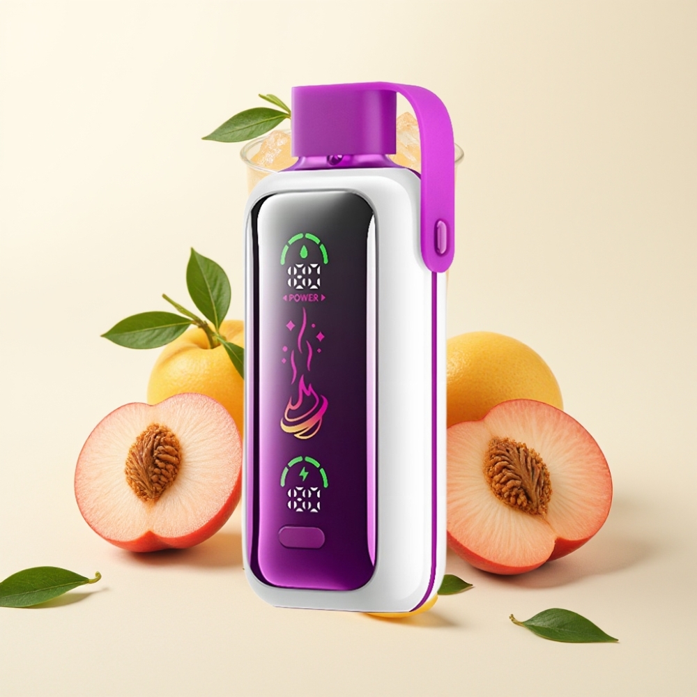 VOZOL Star 20000 Puffs Durazno Hielo Pantalla HD 2.2"