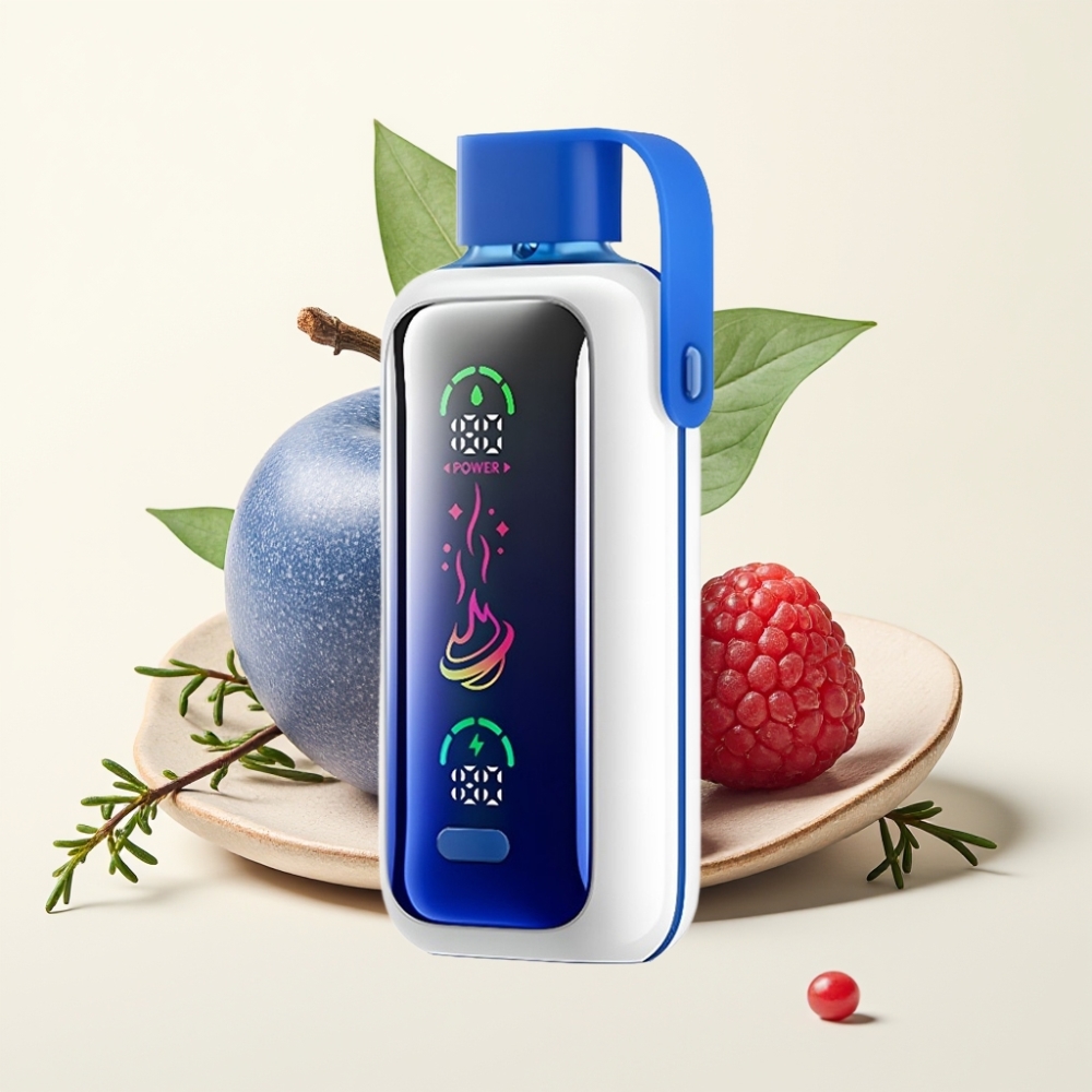 VOZOL Star 20000 Puffs Vape Disposable Frambuesa Azul Hielo con pantalla HD 2.2" y batería 650mAh