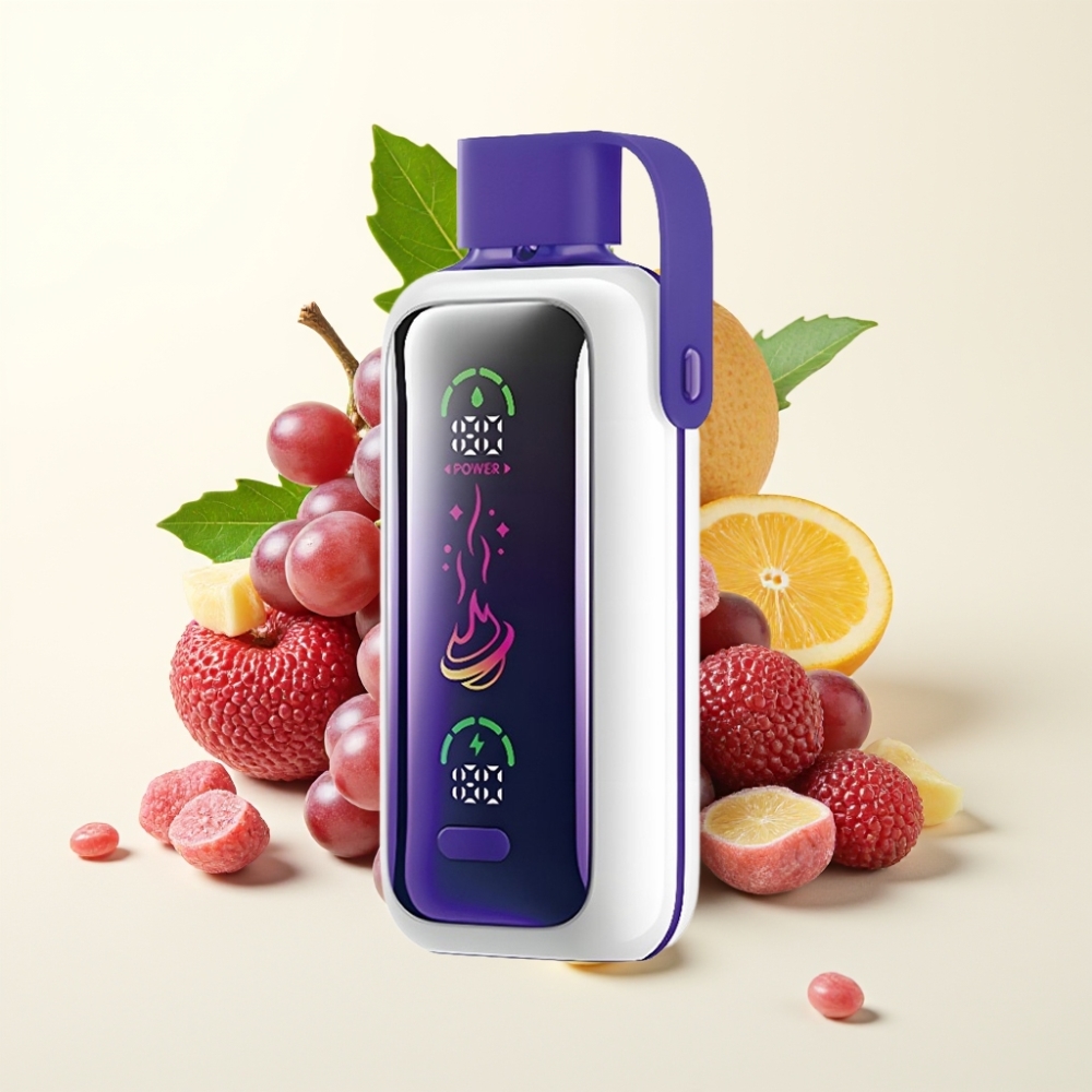 VOZOL Star 20000 Puffs Vape Hielo Uva Pantalla HD 2.2" Dual Mesh