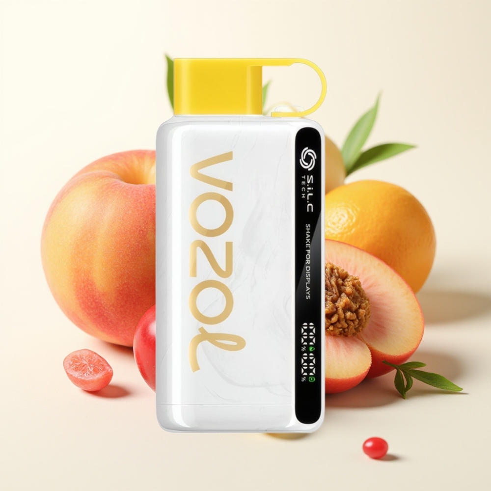 VOZOL STAR 9000/12000 Vape Desechable Cereza Durazno Limonada con S.i.L.C TECH