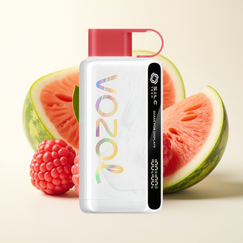 VOZOL STAR 9000/12000 Vape Desechable Frambuesa Sandía con carga 30% más rápida