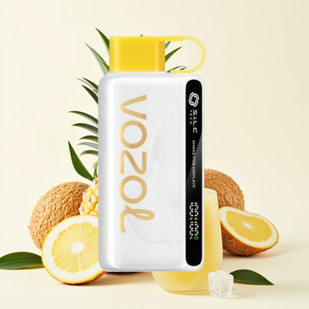 VOZOL STAR 9000/12000 Vape Desechable Piña Coco Hielo con Carga 30% Más Rápida