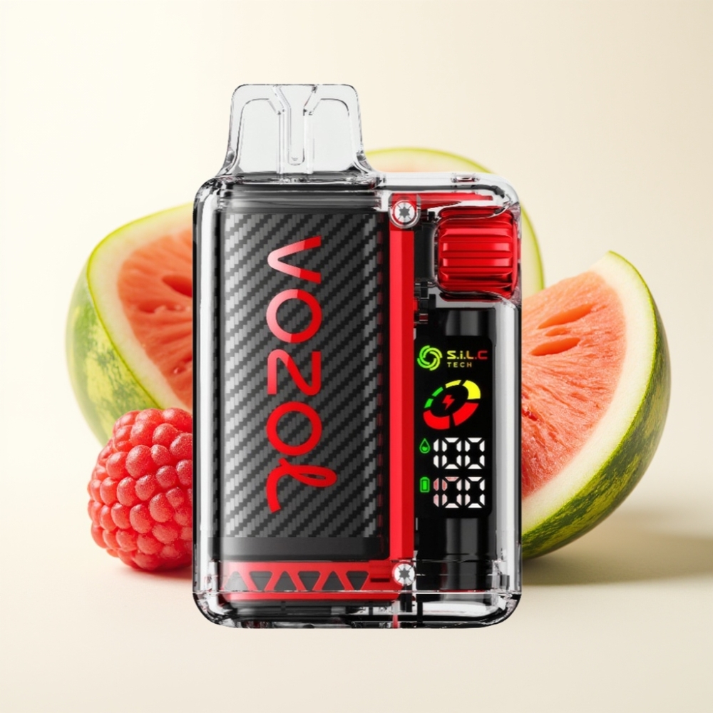 VOZOL Vista 20000 Puffs Disposable Vape Frambuesa Sandía Batería Recargable 650mAh