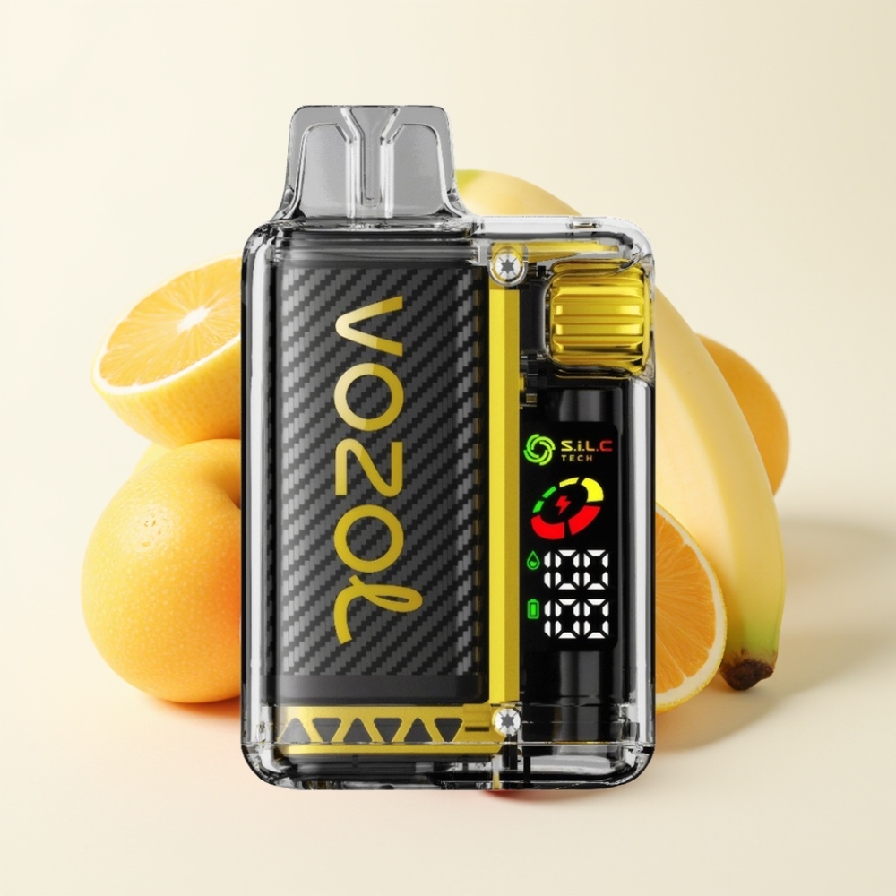 VOZOL Vista 20000 Puffs Vape Fruta del Dragón Plátano Cereza con Pantalla OLED y Batería Recargable